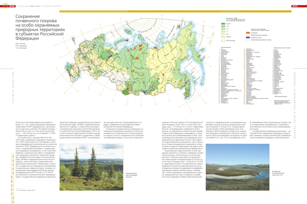 Функциональное зонирование национального парка сочинского